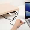 木製天板取付用ドッキングステーション（HDMI・1画面・4K/60Hz・PD90W・5Gbps・USB-C×1・USB-A×3）