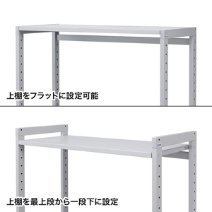 ラック（eラック・オフィス用・Lシリーズ・ロータイプ・幅1000） ER-100L サンワサプライ 【代引き不可商品】