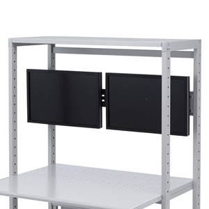 eラック　液晶モニター用バー（W1000mm） ER-100MB サンワサプライ【代引き不可商品】