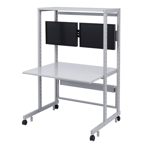 eラック　液晶モニター用バー（W1000mm） ER-100MB サンワサプライ【代引き不可商品】