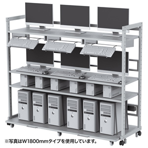 eラック（Hシリーズ・オフィス用・幅1600・高耐荷重タイプ） ER-160H サンワサプライ 【代引き不可商品】