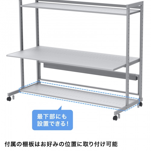 ラック（eラック・Nシリーズ・オフィス用・NEWタイプ・幅1800） 【代引き不可商品】 ER-180N サンワサプライ