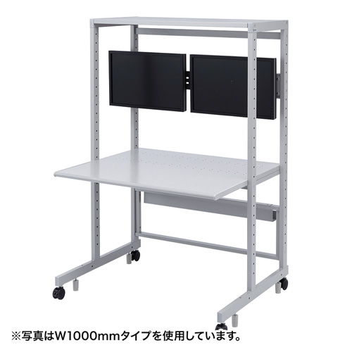 eラック　液晶モニター用バー（W600mm） ER-60MB サンワサプライ【代引き不可商品】