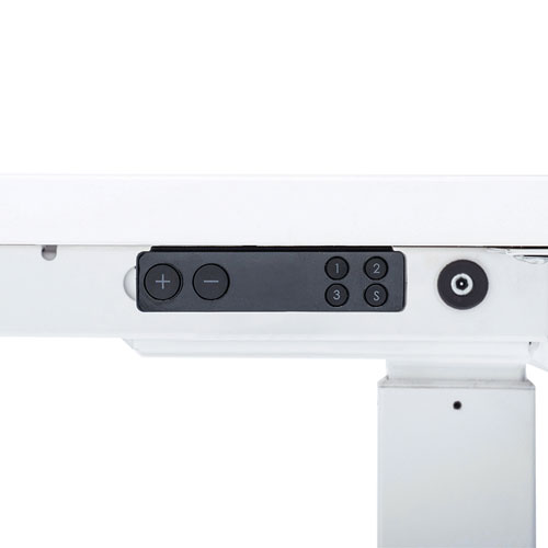 e電動昇降デスク(スタンディングデスク・メモリー機能・W1300×D700・ホワイト)