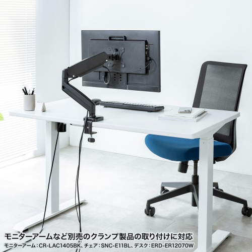 電動昇降デスク（昇降式デスク・昇降デスク・パソコンデスク・作業台・e電動昇降デスク・幅90cm 奥行60cm・メモリー機能付・ブラック） 【受注生産品】