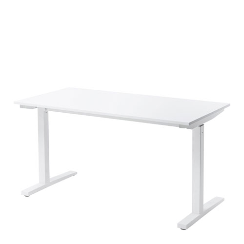 スタンディングデスク(W1400×D700・手動昇降式・ホワイト) ERD-SH14070WN サンワサプライ