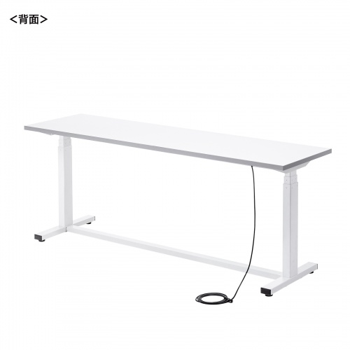 電動昇降作業台（電動昇降デスク・スタンディングデスク・作業台・耐荷重100kg・幅180cm・奥行50cm）