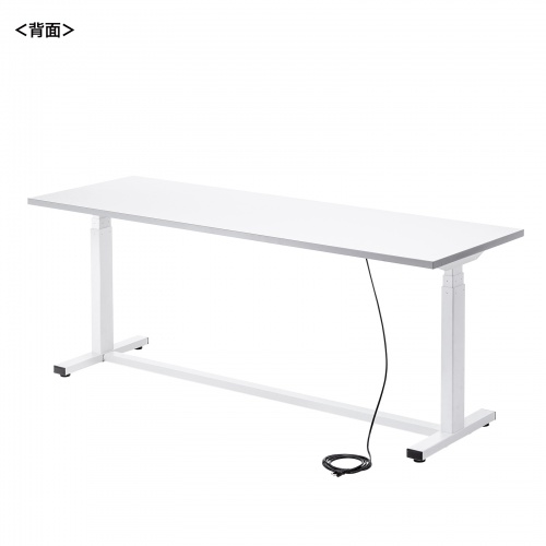 電動昇降作業台（電動昇降デスク・スタンディングデスク・作業台・耐荷重100kg・幅180cm・奥行60cm）