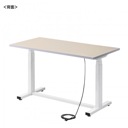 電動昇降作業台（電動昇降デスク・スタンディングデスク・作業台・塩ビシート・耐荷重100kg・幅120cm・奥行60cm）