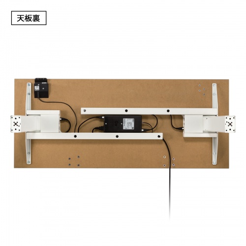 電動昇降作業台（電動昇降デスク・スタンディングデスク・作業台・塩ビシート・耐荷重100kg・幅120cm・奥行60cm）