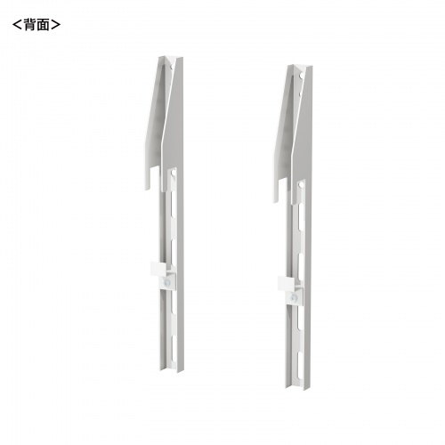 eデスクハンギングバー用ディスプレイブラケット（ホワイト・VESA対応）