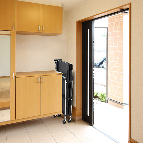 【4台セット】折りたたみツールワゴン｜3段・収納・おしゃれ