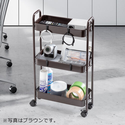 きや(^^)ERINA SLC 3個セット♡ 木製ワゴン3段 ナチュラル | イオンスタイルオンライン 衣料品
