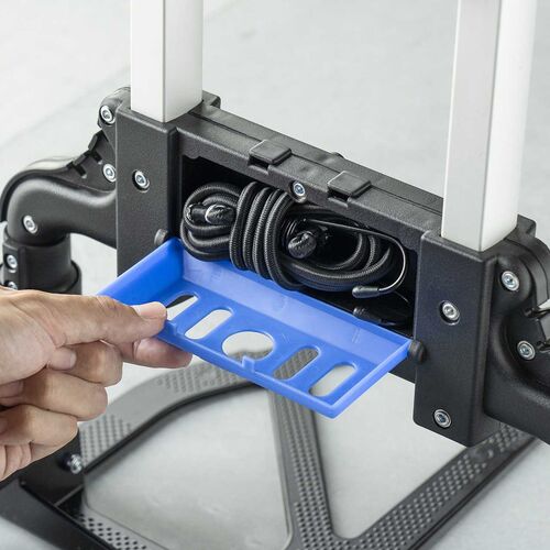 折りたたみキャリーカート（耐荷重69kg・台車・アウトドア・ハンドキャリー・ベルト付き・運搬車）