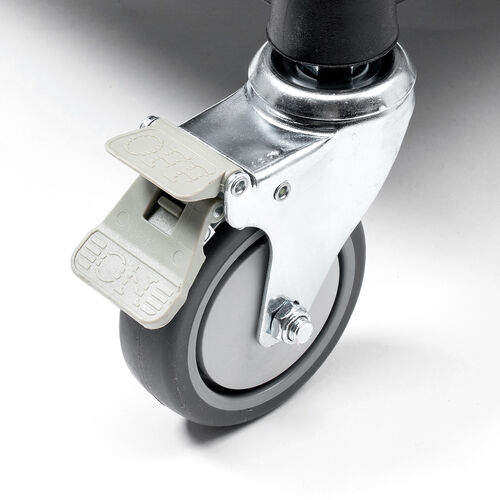 ツールワゴン（収納袋付き・3段・総耐荷重180kg・リネンカート・90L大容量・リネン・ゴミ回収・ホテル清掃・キャスター付き・ツールカート・業務用・ブラック）