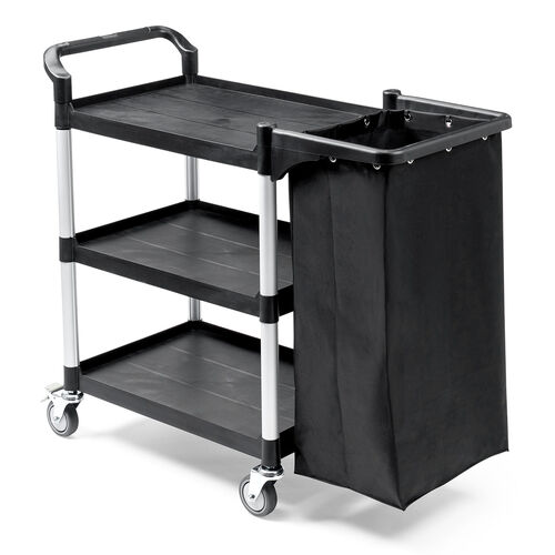 TRUSCO ツールワゴン ラビットワゴン 600X400 ハンドル付 ゴム車輪 ホワイト ( RBW-763H W ) TRUSCO ツールワゴン ラビットワゴン 600X400 ハンドル付 ゴム車輪