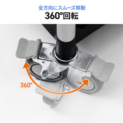 ツールワゴン（収納袋付き・3段・総耐荷重180kg・リネンカート・90L大容量・リネン・ゴミ回収・ホテル清掃・キャスター付き・ツールカート・業務用・ブラック）