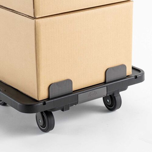 折りたたみ台車（専用コンテナ付き・キャリーカート・大容量47L・高耐荷重60kg・コンパクト・折りたたみコンテナ・買い物・レジャー・角度無段階調整・ブラック）