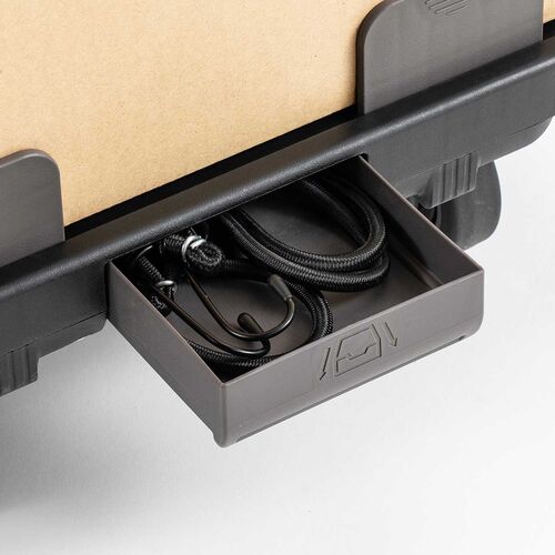 折りたたみ台車（専用コンテナ付き・キャリーカート・大容量47L・高耐荷重60kg・コンパクト・折りたたみコンテナ・買い物・レジャー・角度無段階調整・ブラック）