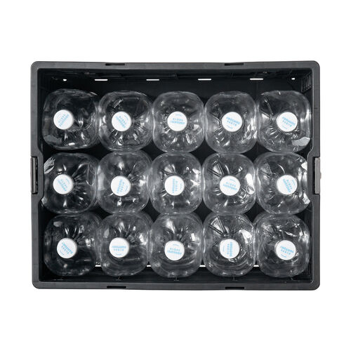 折りたたみ台車（専用コンテナ付き・キャリーカート・大容量47L・高耐荷重60kg・コンパクト・折りたたみコンテナ・買い物・レジャー・角度無段階調整・ブラック）