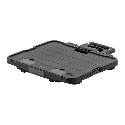 折りたたみ台車（専用コンテナ付き・キャリーカート・大容量47L・高耐荷重60kg・コンパクト・折りたたみコンテナ・買い物・レジャー・角度無段階調整・ブラック）