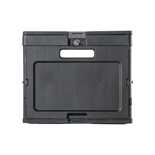 折りたたみ台車（専用コンテナ付き・キャリーカート・大容量47L・高耐荷重60kg・コンパクト・折りたたみコンテナ・買い物・レジャー・角度無段階調整・ブラック）