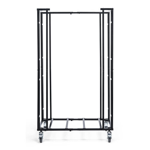 平台車ストックカート（耐荷重100kg・汎用型・横幅調整・平台車・収納・ストッパー付き大型キャスター）