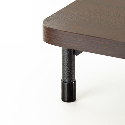 モニター台 Cercleシリーズ（机上台・幅90cm・奥行20cm・モニター下収納・木製・ブラウン）