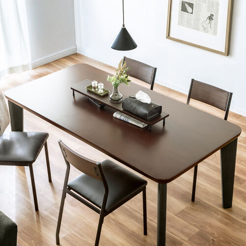 モニター台 Cercleシリーズ（机上台・幅90cm・奥行20cm・モニター下収納・木製・ブラウン）