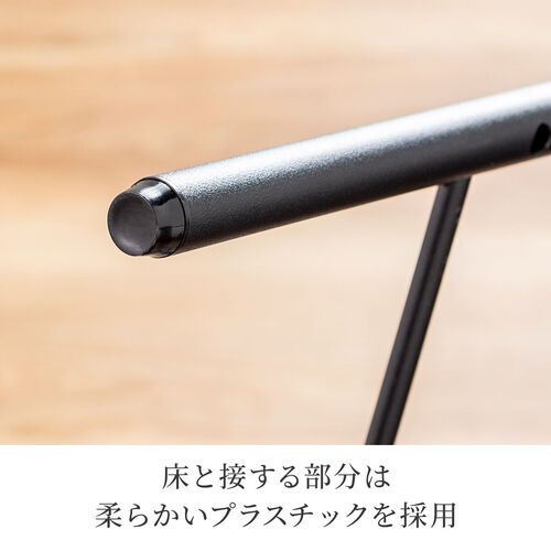 オープンラック Cercleシリーズ（シェルフラック・マルチラック・棚付き・丸パイプ・ブラウン）