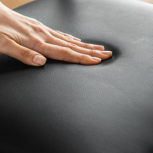 シンプルチェア Cercleシリーズ（デザインチェア・ダイニングチェア・スチールフレーム・木目調背もたれ・ブラック・ブラウン）