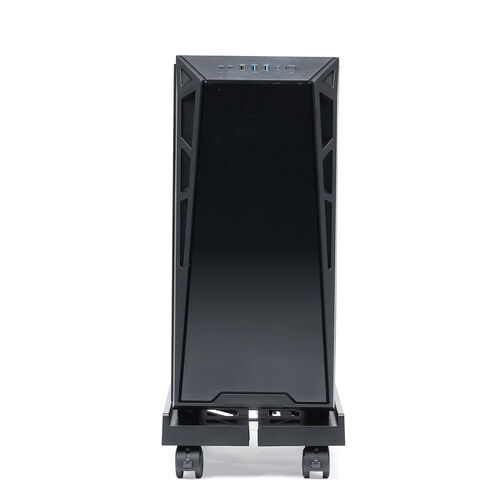 CPUスタンド（デスクトップ用・耐荷重30kg・ゲーミングPC・パソコンラック・パソコンスタンド・キャスター付き・ほこり対策・無段階調整）