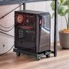 CPUスタンド（デスクトップ用・耐荷重30kg・ゲーミングPC・パソコンラック・パソコンスタンド・キャスター付き・ほこり対策・無段階調整）