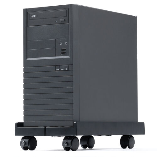 CPUスタンド（デスクトップ用・耐荷重30kg・ゲーミングPC・パソコンラック・パソコンスタンド・キャスター付き・ほこり対策・無段階調整）