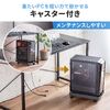 CPUスタンド（デスクトップ用・耐荷重30kg・ゲーミングPC・パソコンラック・パソコンスタンド・キャスター付き・ほこり対策・無段階調整）
