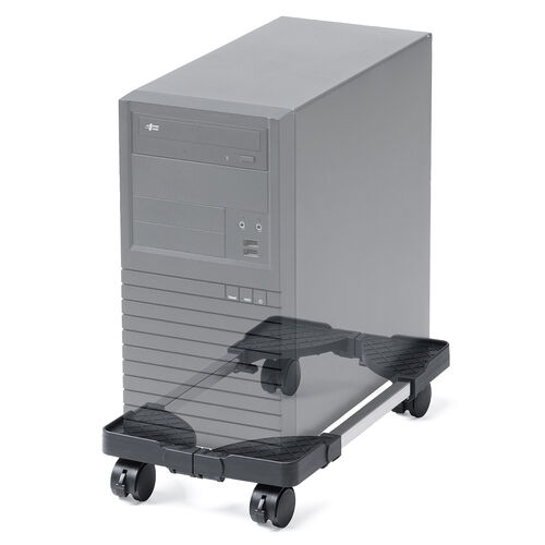 CPUスタンド（デスクトップ用・耐荷重50kg・ゲーミングPC・パソコンラック・パソコンスタンド・キャスター付き・ほこり対策・無段階調整・プリンタ・UPS）