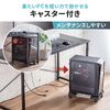 CPUスタンド（デスクトップ用・耐荷重50kg・ゲーミングPC・パソコンラック・パソコンスタンド・キャスター付き・ほこり対策・無段階調整・プリンタ・UPS）