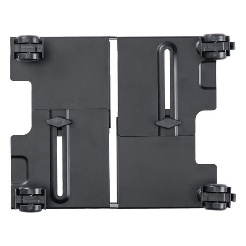 CPUスタンド（スチール製・デスクトップ用・パソコンラック・パソコンスタンド・キャスター付き・ほこり対策・無段階調整・耐荷重10kg）