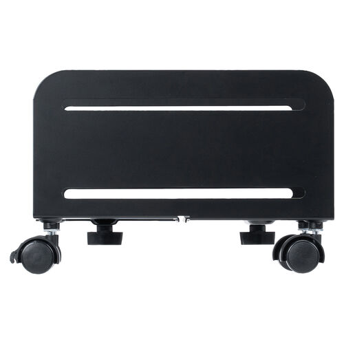 CPUスタンド（スチール製・デスクトップ用・パソコンラック・パソコンスタンド・キャスター付き・ほこり対策・無段階調整・耐荷重10kg）