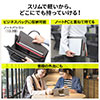 ノートパソコンスタンド（iPadスタンド・タブレットスタンド・薄型・折りたたみ式・A4サイズ）