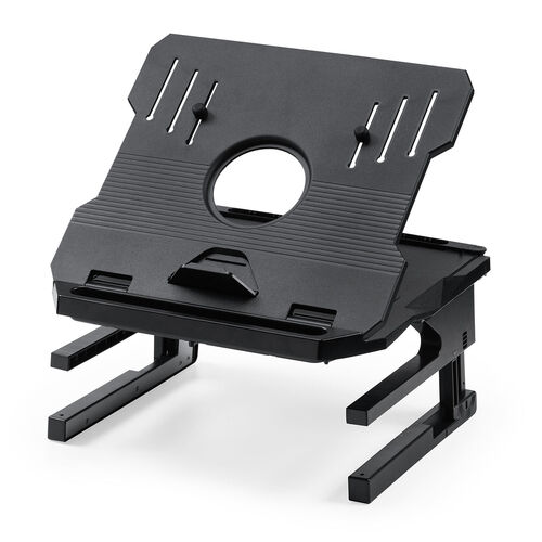 ノートパソコンスタンド（折りたたみ・高さ変更・角度調整・360