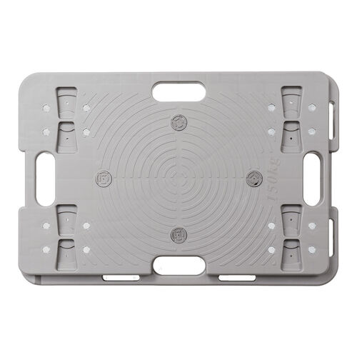 平台車（TPR製キャスター・スタンダード形状・連結・耐荷重150kg・スタッキング・取っ手・軽量・完成品お届け・キャスター交換可能・高耐久）