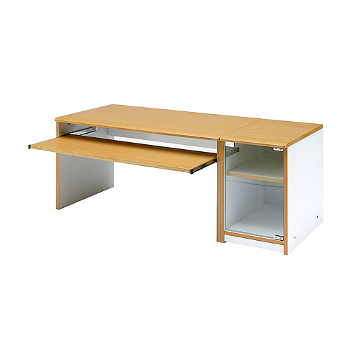 座デスク（W900×D500・木目調） EZ1-DESK038 | 激安通販のイーサプライ
