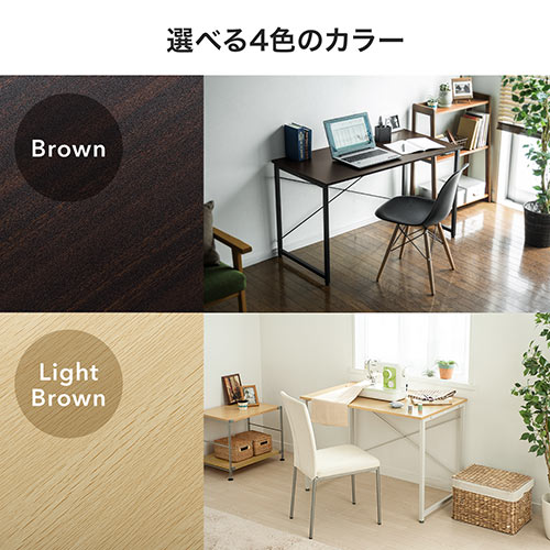 パソコンデスク（コンパクト・木製・ブラック・事務・勉強・テレワーク・リモートワーク・モニターアーム・幅80cm・奥行60cm・おすすめ）EZ1-DESKF002BK