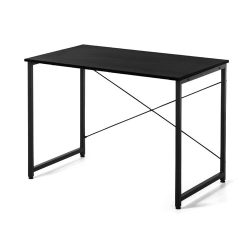 【100㎝】オフィスデスク パソコンデスク デスク 机【ブラウンブラック】 パソコンデスク（木製・ブラック・事務・勉強・テレワーク・リモート