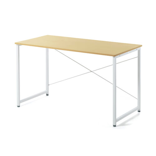 パソコンデスク（木製・ブラウン・事務・勉強・テレワーク・リモートワーク・モニターアーム・幅120cm・奥行60cm・おしゃれ・おすすめ）DESKF004LBR