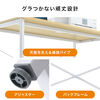 幅120cm 平机 パソコンデスク ホワイト 耐荷重50kg オフィス・在宅向け