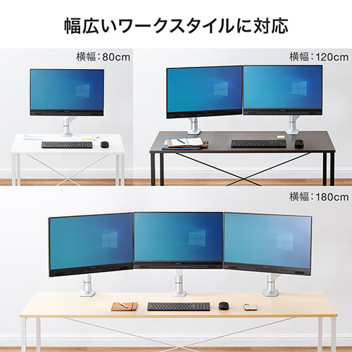 パソコンデスク（木製・ブラウン・事務・勉強・テレワーク・リモートワーク・モニターアーム・幅140cm・奥行60cm・おすすめ）EZ1-DESKF005LBR