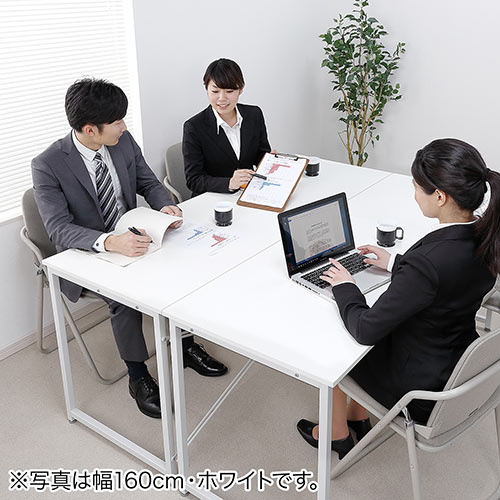 ワークデスク（シンプル・平机・シンプルデザイン・パソコンデスク・幅70cm・フリーアドレス・ブラウン）