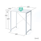 【アウトレット･訳あり・セール】シンプルデスク（パソコンデスク・平机・幅60cm・奥行45cm・ブラウン）